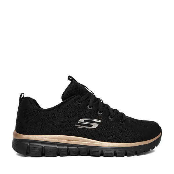 Skechers Tenisice Skechers CEO-GRACEFUL 12615 BKRG Crna
