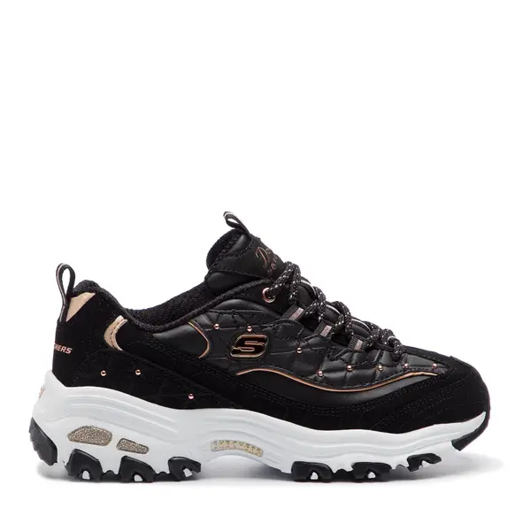 Skechers Tenisice Skechers D'lites Glamour Feels 13087/BKRG Crna