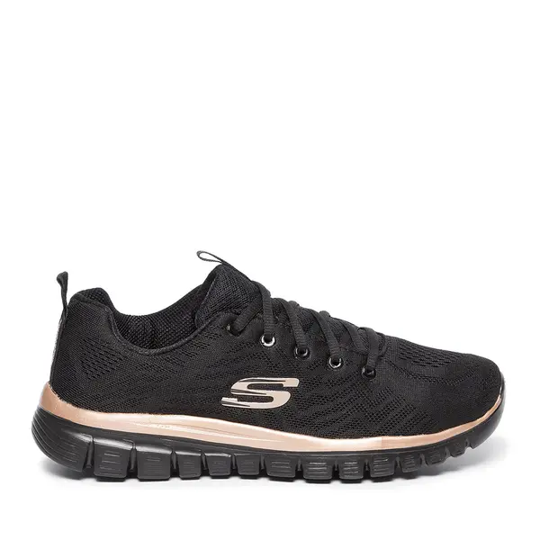 Skechers Tenisice Skechers Get Connected 12615/BKRG Crna