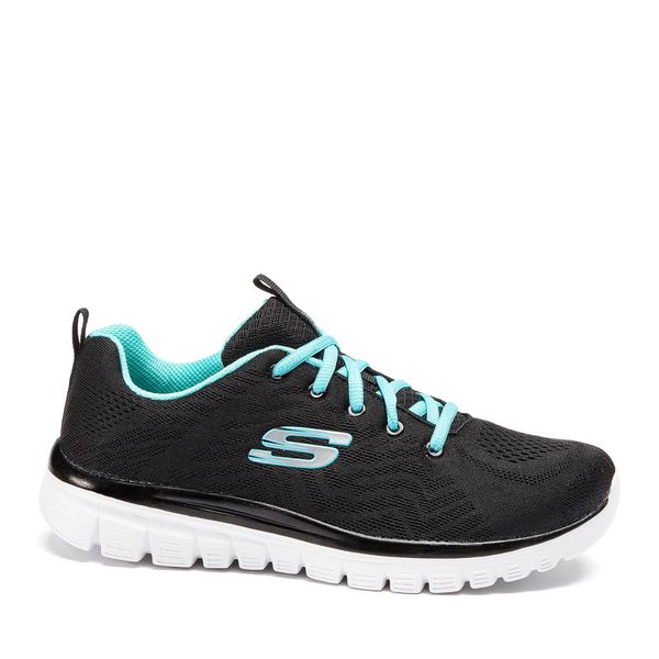 Skechers Tenisice Skechers Get Connected 12615/BKTQ Crna
