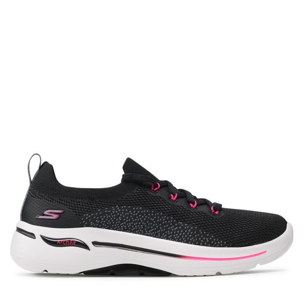 Skechers Tenisice Skechers Go Walk Arch Fit 124863/BKHP Black/Hot Pink