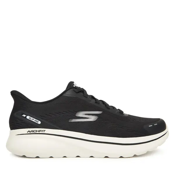 Skechers Tenisice Skechers Go Walk Arch Fit N-Joy 217075 BKW Crna