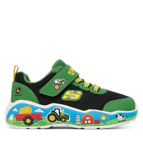Skechers Tenisice Skechers John Deere: Play Scene - Barn-Squad Buddies 407065N/GNBK Zelena