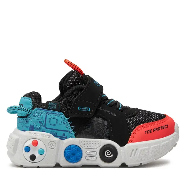 Skechers Tenisice Skechers Lil Gametronix 402262N/BKMT Crna