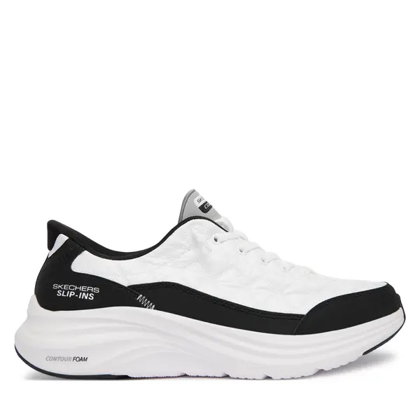 Skechers Tenisice Skechers Slip-ins Contour Foam - Cozy Fit Golden Hour 232619/WBK Bijela