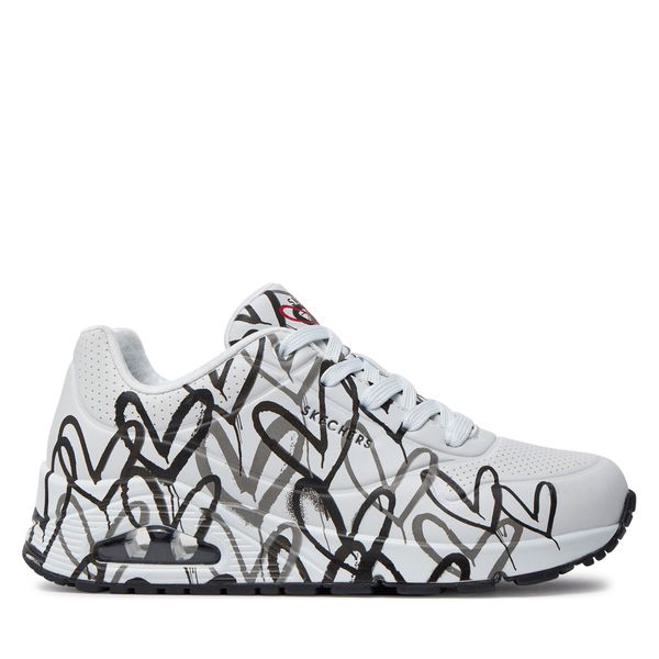 Skechers Tenisice Skechers Spread The Love 155507/WBGY Wht/Blk/Gray
