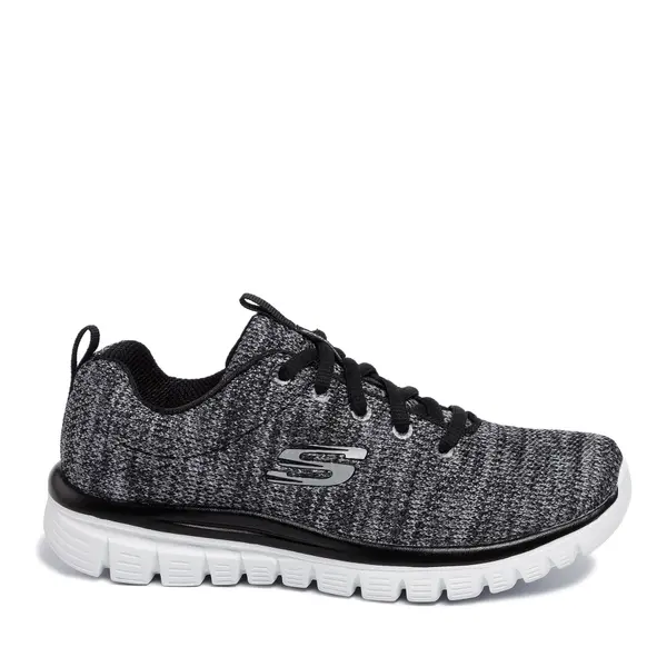 Skechers Tenisice Skechers Twisted Fortune 12614/BKW Siva
