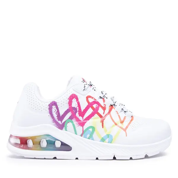 Skechers Tenisice Skechers Uno 2 Floating Love 155521/WHT Bijela