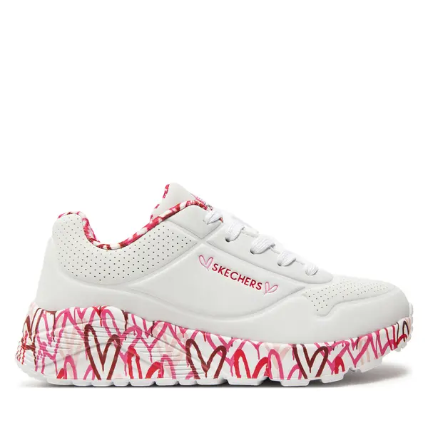 Skechers Tenisice Skechers Uno Lite Lovely Luv 314976L/WRPK Bijela