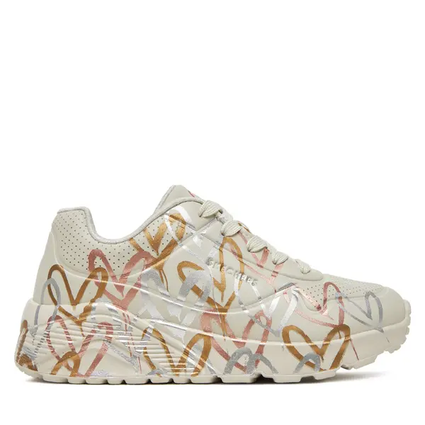 Skechers Tenisice Skechers Uno Lite - Metallic 314067L/NTMT Bijela