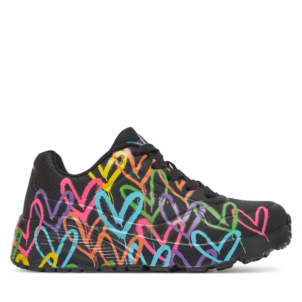 Skechers Tenisice Skechers Uno Lite-Spread The Love 314064L/BKMT Crna
