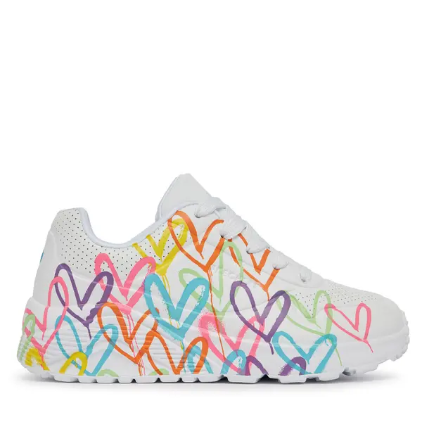 Skechers Tenisice Skechers Uno Lite Spread The Love 314064L/WML Bijela