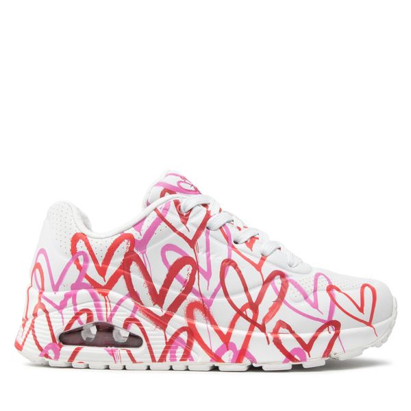 Skechers Tenisice Skechers Uno Spread The Love 155507/WRPK White/Red/Pink