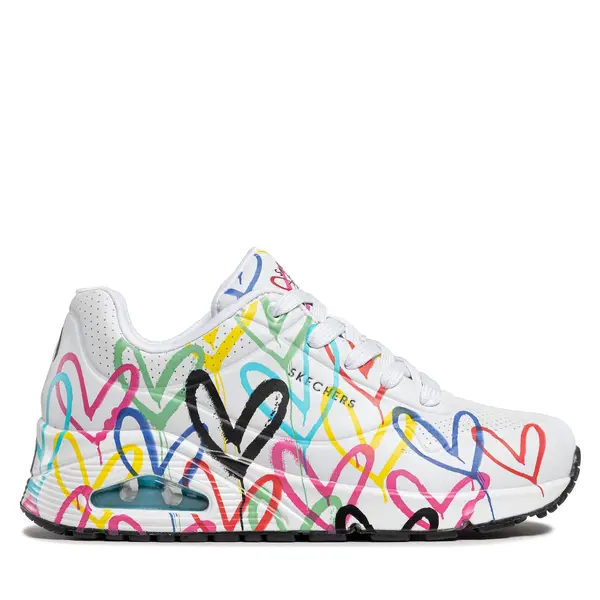 Skechers Tenisice Skechers Uno Spread The Love 55507/WMLT Bijela