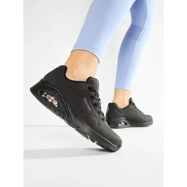 Skechers Tenisice Skechers Uno-Stand On Air 73690/BBK Crna