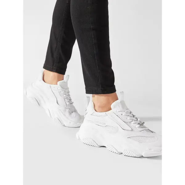 Steve Madden Tenisice Steve Madden Possession-E Sneaker SM19000033 SM19000033-002 Bijela