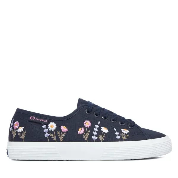 Superga Tenisice Superga 3750 Flower Embroidery Leggera S8161ZW Tamnoplava
