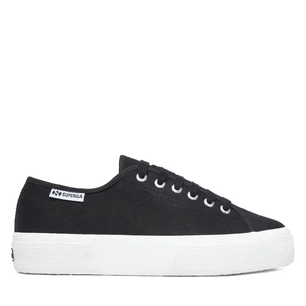 Superga Tenisice Superga Platform Leggera S2142ZW Crna