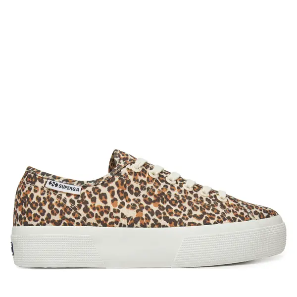 Superga Tenisice Superga Platform Leopard Print Smeđa