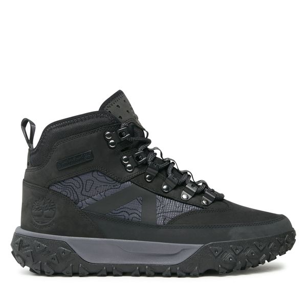 Timberland Tenisice Timberland Gs Motion 6 Mid F/L Wp TB0A5XRG0151 Black Nubuck