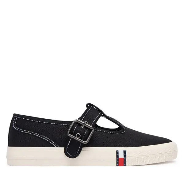 Tommy Hilfiger Tenisice Tommy Hilfiger Archive Y2K Mary Jane EN0EN03048 Crna