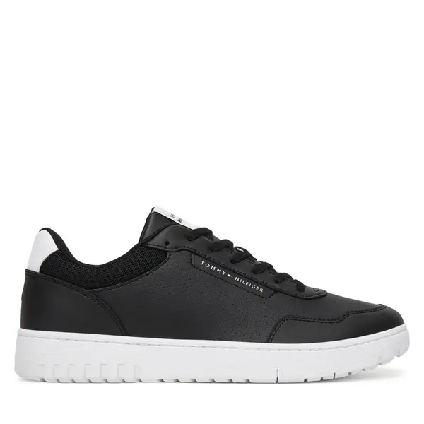 Tommy Hilfiger Tenisice Tommy Hilfiger Basket Core Lite Lth FM0FM05868 Crna