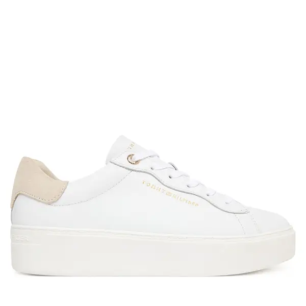 Tommy Hilfiger Tenisice Tommy Hilfiger Chic Platform Cupsole Sneaker FW0FW09021 Bijela