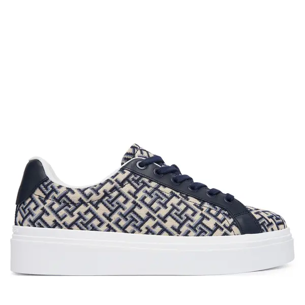 Tommy Hilfiger Tenisice Tommy Hilfiger Chic Platform Monogram FW0FW09398 Bež