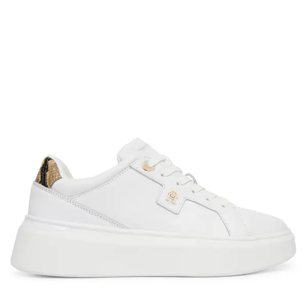 Tommy Hilfiger Tenisice Tommy Hilfiger Chic Platform Snake FW0FW09456 Bijela