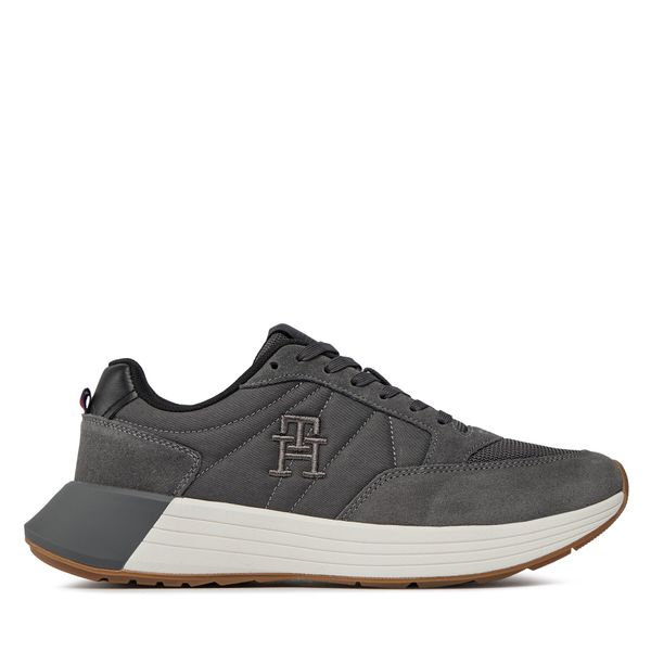 Tommy Hilfiger Tenisice Tommy Hilfiger Classic Elevated Runner Mix FM0FM04876 Dark Ash PTY