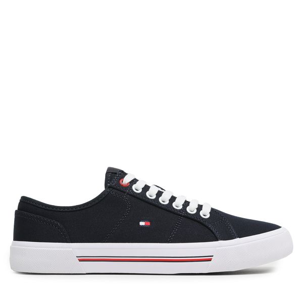 Tommy Hilfiger Tenisice Tommy Hilfiger Core Corporate Vulc Canvas FM0FM04560 Desert Sky DW6