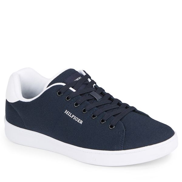 Tommy Hilfiger Tenisice Tommy Hilfiger Court Cupsole Pique Textile FM0FM04967 Desert Sky DW5