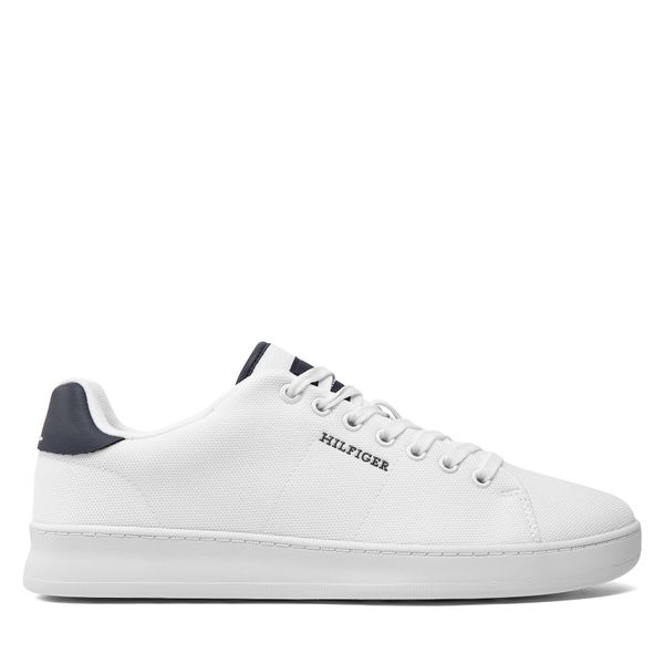 Tommy Hilfiger Tenisice Tommy Hilfiger Court Cupsole Pique Textile FM0FM04967 White YBS