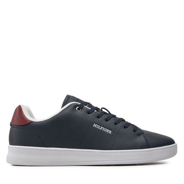 Tommy Hilfiger Tenisice Tommy Hilfiger Court Cupsole Rwb Lth FM0FM04966 Tamnoplava