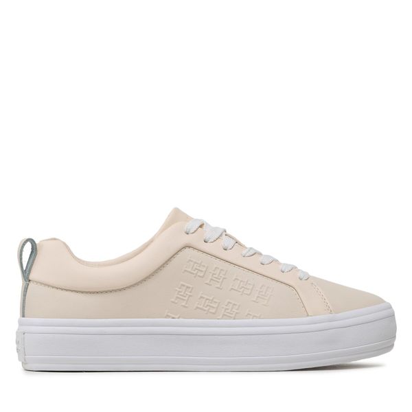 Tommy Hilfiger Tenisice Tommy Hilfiger Embossed Vulc FW0FW07376 Sugarcane AA8