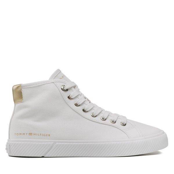 Tommy Hilfiger Tenisice Tommy Hilfiger Essential Highcut Sneaker FW0FW07120 White YBS