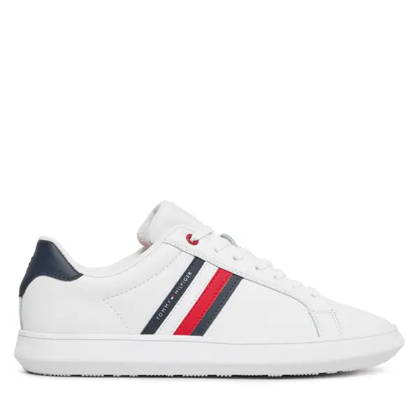 Tommy Hilfiger Tenisice Tommy Hilfiger Essential Leather Cupsole FM0FM04921 Bijela