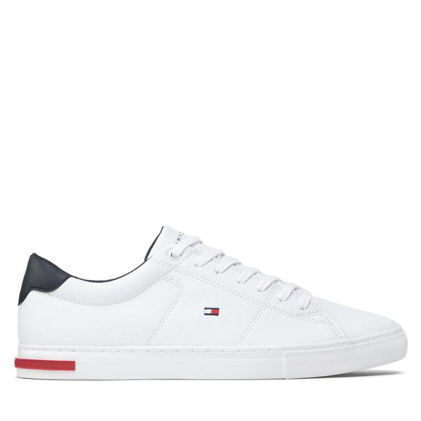 Tommy Hilfiger Tenisice Tommy Hilfiger Essential Leather Detail Vulc FM0FM04047 Bijela