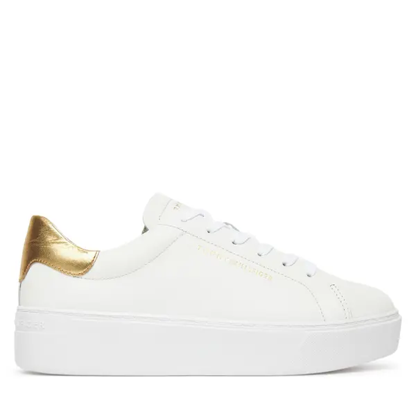 Tommy Hilfiger Tenisice Tommy Hilfiger Essential Platform Court Sneaker FW0FW08756 Bijela