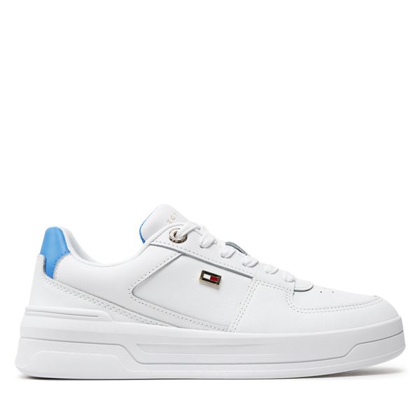 Tommy Hilfiger Tenisice Tommy Hilfiger Flag Basket Sneaker FW0FW08081 Bijela
