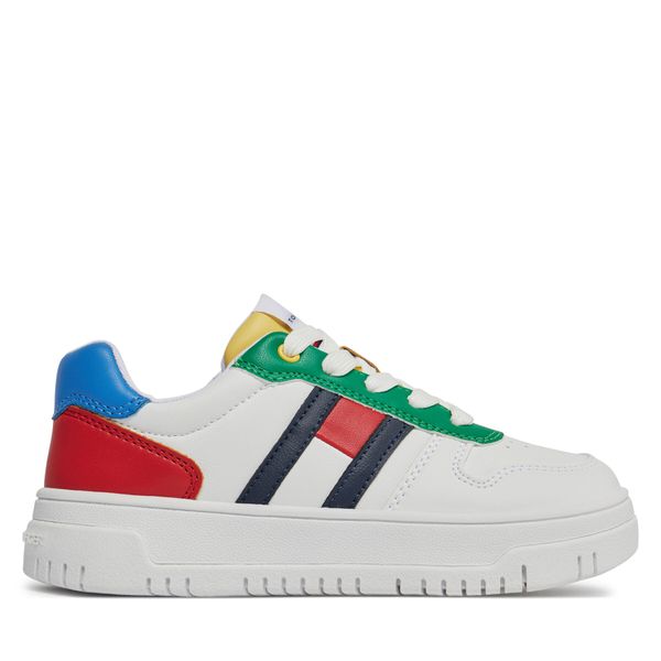 Tommy Hilfiger Tenisice Tommy Hilfiger Flag Low Cut Lace-Up Sneaker T3X9-33369-1355 S Multicolor Y913