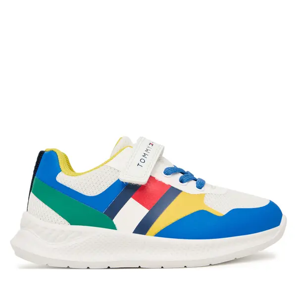 Tommy Hilfiger Tenisice Tommy Hilfiger Flag Low Cut Lace-Up/Velcro T1X9-34369-1843 M Šarena