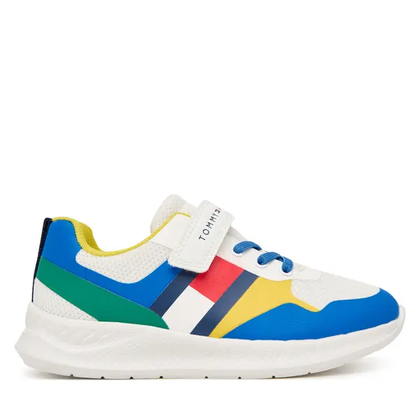 Tommy Hilfiger Tenisice Tommy Hilfiger Flag Low Cut Lace-Up/Velcro T1X9-34369-1843 S Šarena