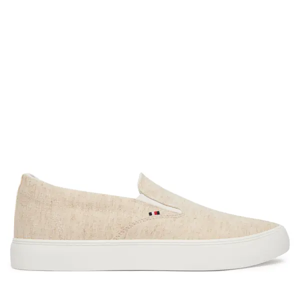 Tommy Hilfiger Tenisice Tommy Hilfiger Harlem Core Ii Slip On Chambray FM0FM05819 Bež