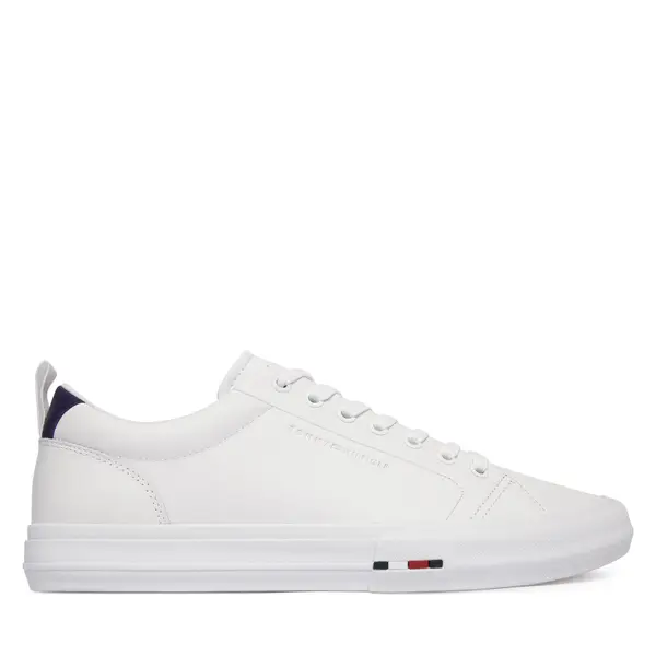 Tommy Hilfiger Tenisice Tommy Hilfiger Harlem Street Lth FM0FM05708 Bijela