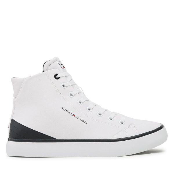 Tommy Hilfiger Tenisice Tommy Hilfiger Hi Vulc Core Canvas FM0FM04729 White YBS