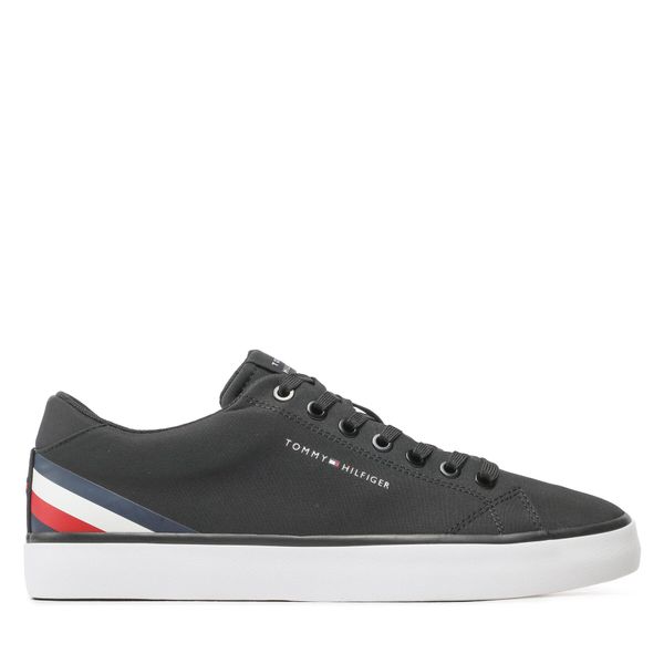 Tommy Hilfiger Tenisice Tommy Hilfiger Hi Vulc Core Low Stripes FM0FM04735 Black BDS