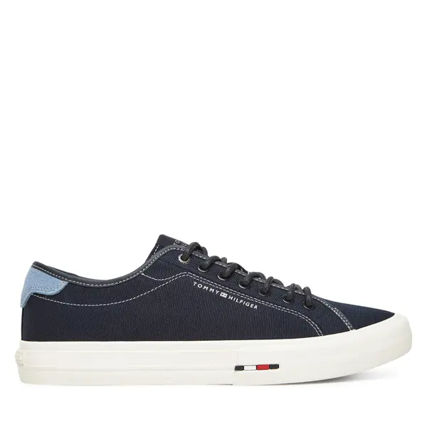 Tommy Hilfiger Tenisice Tommy Hilfiger Hi Vulc Street Canvas FM0FM05515 Tamnoplava
