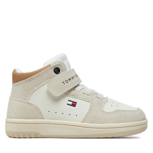 Tommy Hilfiger Tenisice Tommy Hilfiger High Top Lace-Up/Velcro SneakerT3X9-33342-1269 M Beige/Off White A360