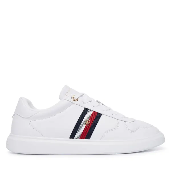 Tommy Hilfiger Tenisice Tommy Hilfiger Icon Court Light Webbing FW0FW09602 Bijela